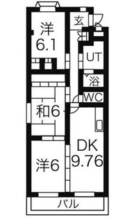 3LDKの間取り画像