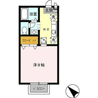 愛知県名古屋市南区駈上1丁目【アパート】の間取り