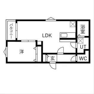 BC生駒A【1階】の間取り