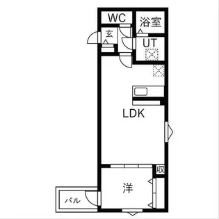 BC生駒A【2階】の間取り