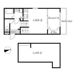 FAMILY STAGE川名Ⅱ【1階】の間取り