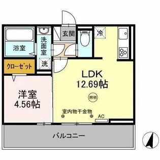 ル・ココン【2階】の間取り