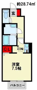 Sun Aqua KANDA【1階】の間取り