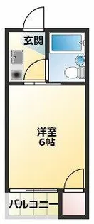 ハイツ平野南【1階】の間取り
