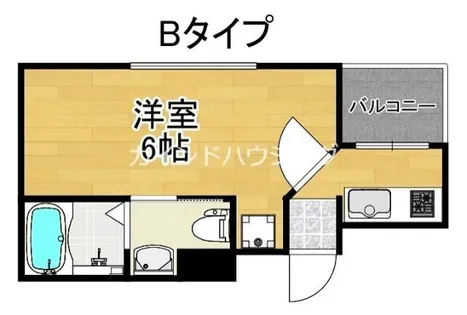 アバンサール遠里小野【4階】の間取り