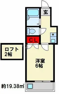 スリム志井駅前【203号室】の間取り