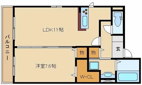 兵庫県尼崎市梶ケ島【アパート】の間取り