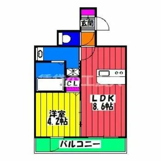 メゾン・ド・リエール博多【904号室】の間取り