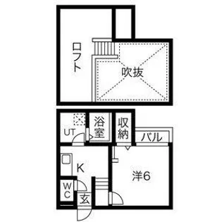 Creo庄内通七番館【101号室】の間取り