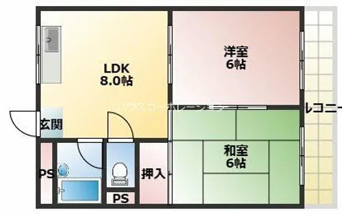 リヴィエール尾浜【2階】の間取り