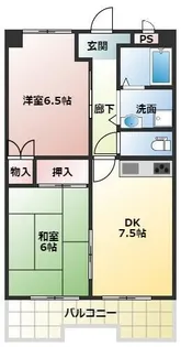 メゾンマツバ【3階】の間取り