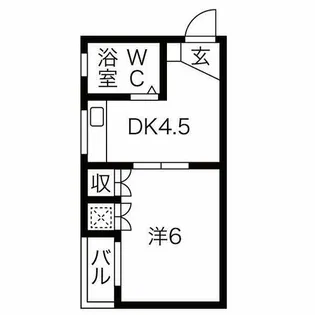 明治第1ビル【2階】の間取り