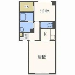 メゾンボナール【2階】の間取り