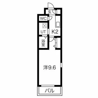 ヴィルベリー【101号室】の間取り