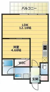プレジオ天神橋ASIAN【4階】の間取り