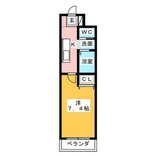 A・City守山小幡【4階】の間取り