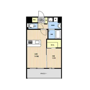 VALENTIA西公園【0504号室】の間取り
