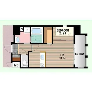 ロイヤル博多駅南【15階】の間取り