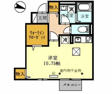 メゾンコートきらり【1階】の間取り