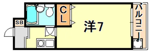 メゾン・ド・六甲パート5【3階】の間取り