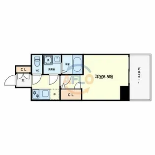 ES-Grande長居パークフロント【13階】の間取り