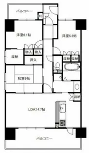 サーパス平尾駅前【10階】の間取り