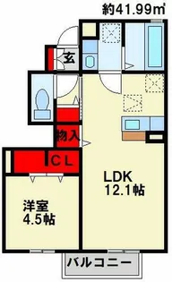 プルミエハヤシ【1階】の間取り