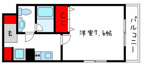 ベストレジデンス八尾【2階】の間取り