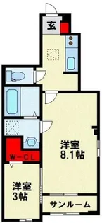 コンフォート・F【1階】の間取り