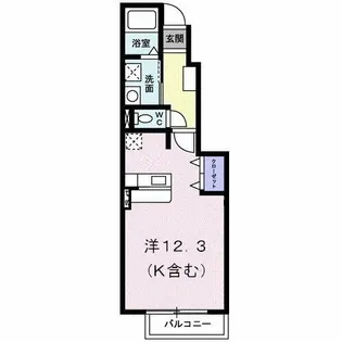 花の木Ⅱ【1階】の間取り