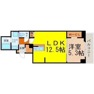 RESIDENCE TACHIBANA【2階】の間取り