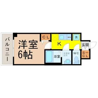 ディアレイシャス金山【7階】の間取り