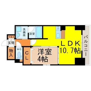 S-FORT熱田六番【3階】の間取り