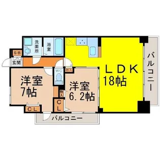AlbaGrande千種【7階】の間取り