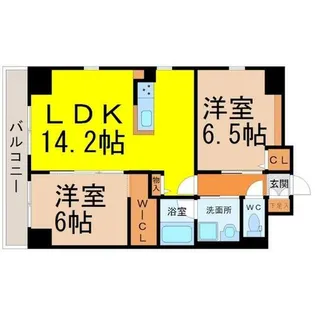 アルクス金山【9階】の間取り