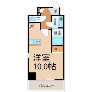THE RESIDENCE IMAIKE EAST(イースト)【8階】の間取り