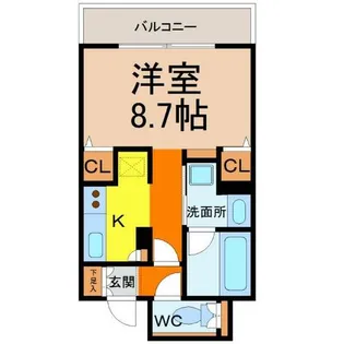 CASSIA車道【15階】の間取り