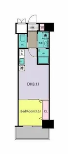 エルザグランツ中津口【4階】の間取り