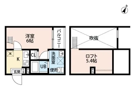MERMAIDGARDEN(マーメイドガーデン)【2階】の間取り