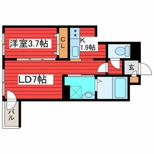 Court Tiara(コートティアラ)【1階】の間取り