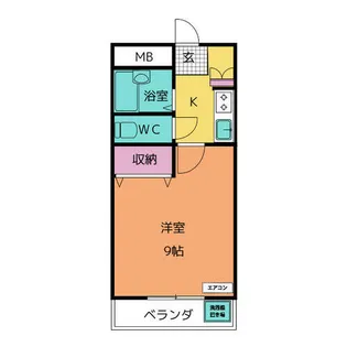 旭ビル【5階】の間取り