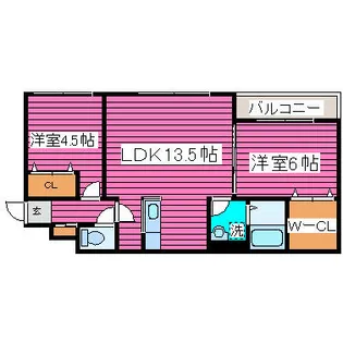 フォレスト・R【201号室】の間取り