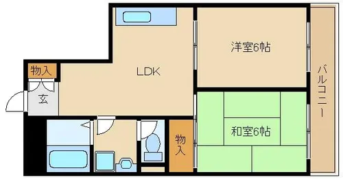 べリオ武庫【3階】の間取り