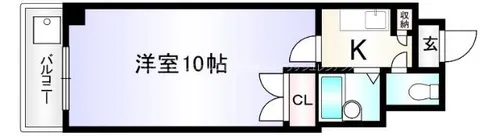 ロイヤルリージェント【10階】の間取り