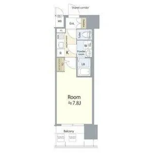 エスリード名古屋サザンプレイス【2階】の間取り