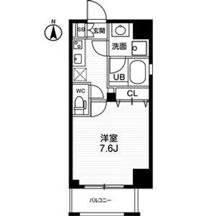 AVANTI johoku【6階】の間取り