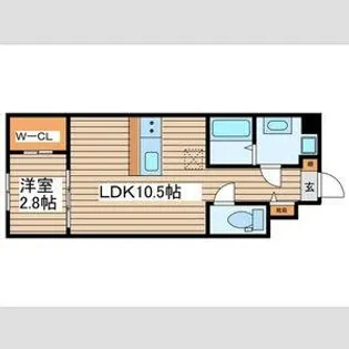 Amirl Premier Heian-dori【4階】の間取り