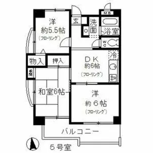 ベルドミール葵21【3階】の間取り