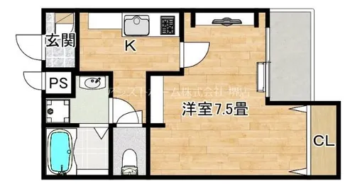 エヌエムスワサントトゥレーズ【1FB号室】の間取り