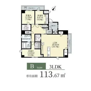 アメニティ江戸堀アネックス【5階】の間取り